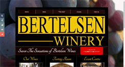 Desktop Screenshot of bertelsenwinery.com